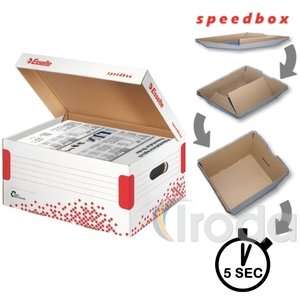 Esselte Speedbox archiváló konténer, S méret (A4) 623911
