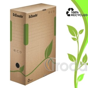 Esselte ECO archiváló doboz, 100 mm, barna 623917