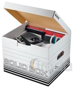 Archiválódoboz, M méret, LEITZ Solid, fehér, felfelé nyíló tető  61180001