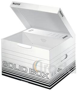 Archiválódoboz, M méret, LEITZ Solid, fehér, felfelé nyíló tető  61180001