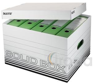 Leitz SOLID nagy teherbírású fedeles tároló és költöző doboz L méret
