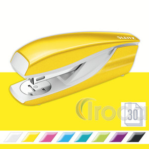 Leitz WOW tűzőgép Nexxt, 30 lap, sárga (dobozos) 55021016