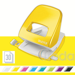 Leitz WOW lyukasztó NeXXt, 30 lap, sárga (dobozos) 50081016