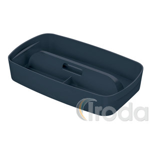 COSY MyBox rendszerező tálca fogantyúval, kicsi, bársony szürke