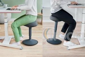 Ülőszék, billenő, ergonomikus, LEITZ Ergo Active, sötétszürke