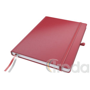 Leitz Complete jegyzetfüzet A4, kockás, piros 44710025