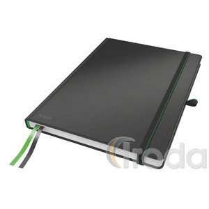 Leitz Complete jegyzetfüzet A4, kockás, fekete 44710095