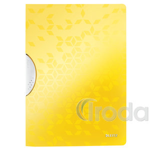 Leitz WOW Colorclip klipmappa, sárga 41850016