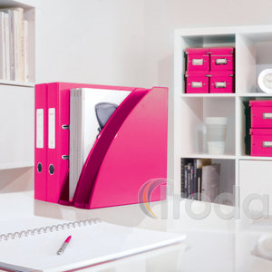 Leitz WOW spirálfüzet, A5, kockás, rózsaszín 46410023