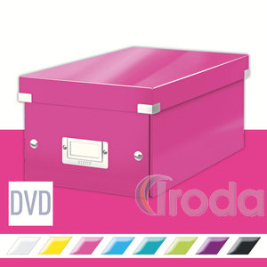 CLICK&STORE DVD-doboz, rózsaszín 60420023