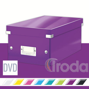 CLICK&STORE DVD-doboz, lila 60420062