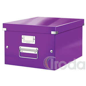 CLICK&STORE A4 méretű doboz, lila 60440062