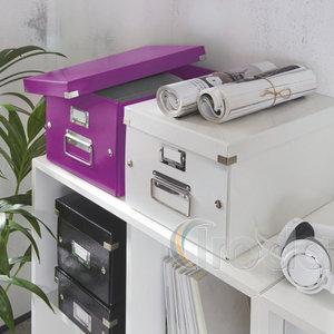 CLICK&STORE A4 méretű doboz, lila 60440062