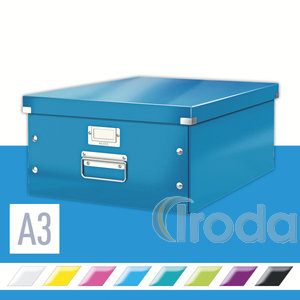 CLICK&STORE A3 méretű doboz, kék 60450036