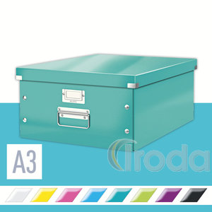 CLICK&STORE A3 méretű doboz, jégkék 60450051