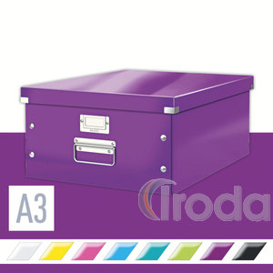 CLICK&STORE A3 méretű doboz, lila 60450062