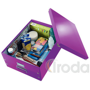 CLICK&STORE A3 méretű doboz, lila 60450062