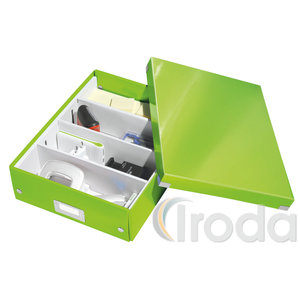 Leitz CLICK&STORE rendszerező doboz, M méret, zöld (60580064 helyettesítője) 60580054