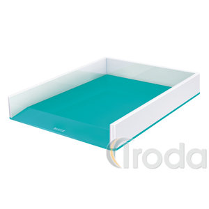 Leitz WOW kettős színhatású irattálca, fehér-jégkék 53611051