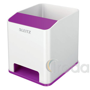 Leitz WOW kettős színhatású tolltartó, fehér-lila 53631062