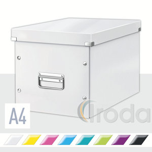 Leitz CLICK&STORE kocka doboz, L méret, fehér 61080001