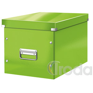 Leitz CLICK&STORE kocka doboz, L méret, zöld (61080064 helyettesítője) 61080054
