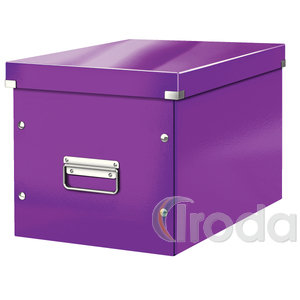 Leitz CLICK&STORE kocka doboz, L méret, lila 61080062