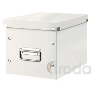 Leitz CLICK&STORE kocka doboz, M méret, fehér 61090001