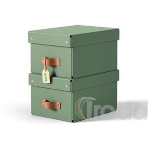 Leitz Puro karton t&aacute;rol&oacute;doboz S m&eacute;ret 2db f&ouml;ldz&ouml;ld