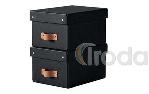 Leitz Puro karton t&aacute;rol&oacute;doboz S m&eacute;ret 2db fekete