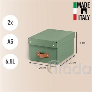 Leitz Puro karton t&aacute;rol&oacute;doboz S m&eacute;ret 2db f&ouml;ldz&ouml;ld