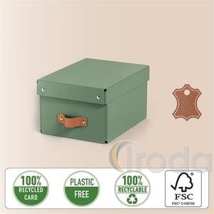 Leitz Puro karton t&aacute;rol&oacute;doboz S m&eacute;ret 2db f&ouml;ldz&ouml;ld