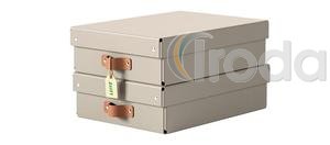 Leitz Puro karton t&aacute;rol&oacute;doboz M m&eacute;ret alacsony 2db sz&uuml;rke-b&eacute;zs