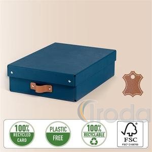 Leitz Puro karton t&aacute;rol&oacute;doboz M m&eacute;ret alacsony 2db &oacute;ce&aacute;nk&eacute;k