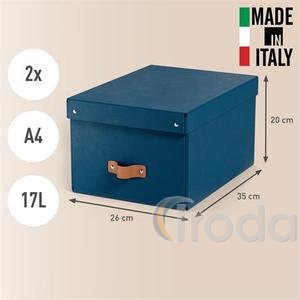 Leitz Puro karton t&aacute;rol&oacute;doboz M m&eacute;ret 2db &oacute;ce&aacute;nk&eacute;k