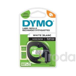 Pap&iacute;r szalag Dymo Letratag feh&eacute;r, pap&iacute;r