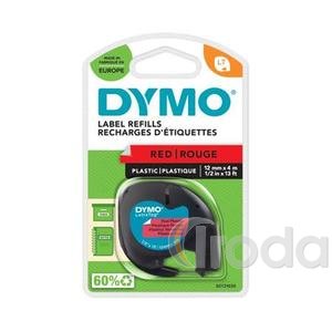 Műanyag szalag Dymo Letratag piros