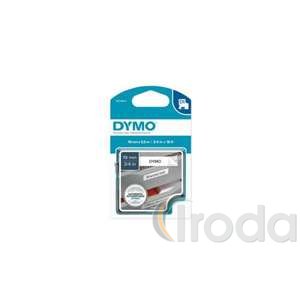 Nyomtatósz.Dymo ID1 19mm 5,5fm poliészter fekete/fehér 18765
