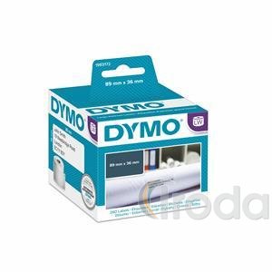 Etikett 89x36mm címetikett FEHÉR DYMO 'eco' 260címke/tek