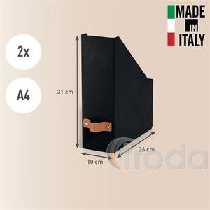 Leitz Puro karton iratpapucs 2db fekete