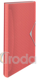 Esselte Colour'Breeze harmonika irattartó, korall
