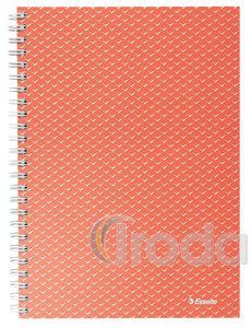 Esselte Colour'Breeze spirálfüzet, A5, kockás, korall