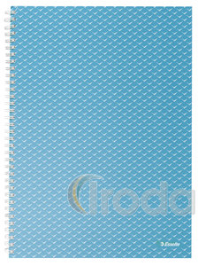 Esselte Colour'Breeze spirálfüzet, A4, kockás, kék