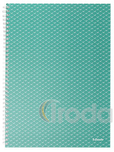 Esselte Colour'Breeze spirálfüzet, A4, kockás, zöld
