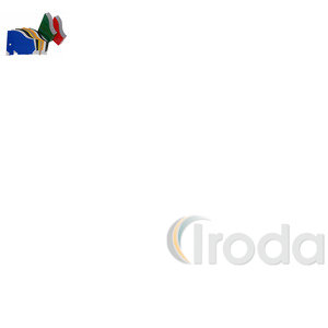 Iratpapucs karton, összehajtható, kék, 10 cm gerinc