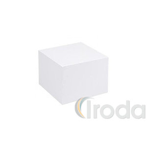 T&ouml;mbkocka 9x9x5cm ragasztott, feh&eacute;r lapok