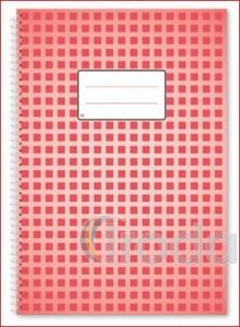 Spirálfüzet A4 70 lapos kockás