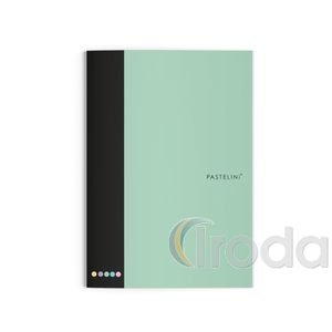 P+P Pastelini 444 green Füzet A4 vonalas,Pastelini zöl  6-90225
