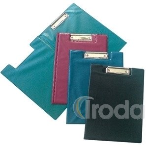 Felírótábla PVC A4 fedeles csíptetős bordó