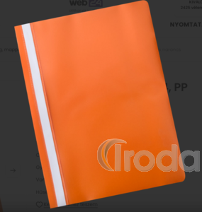 Official Műanyag gyorsfűző A4 narancs